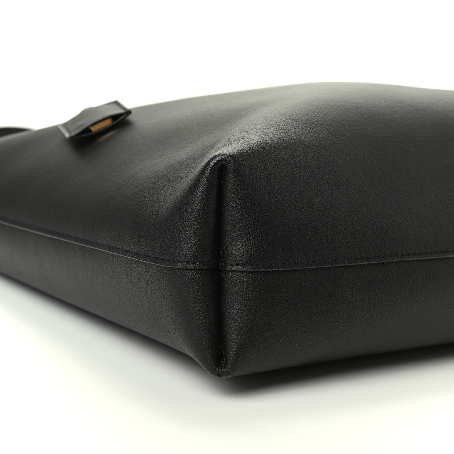 Saint Laurent Calfskin Medium Shopping Tote Black 6 of 9