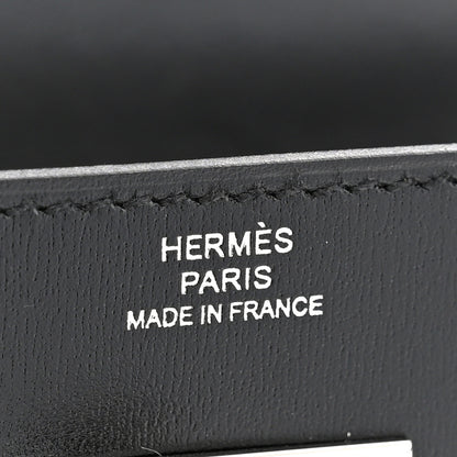 Hermes Box Kelly Wallet To Go Black 6 of 11