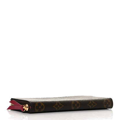 Louis Vuitton Monogram Clemence Wallet Fuchsia 4 of 10