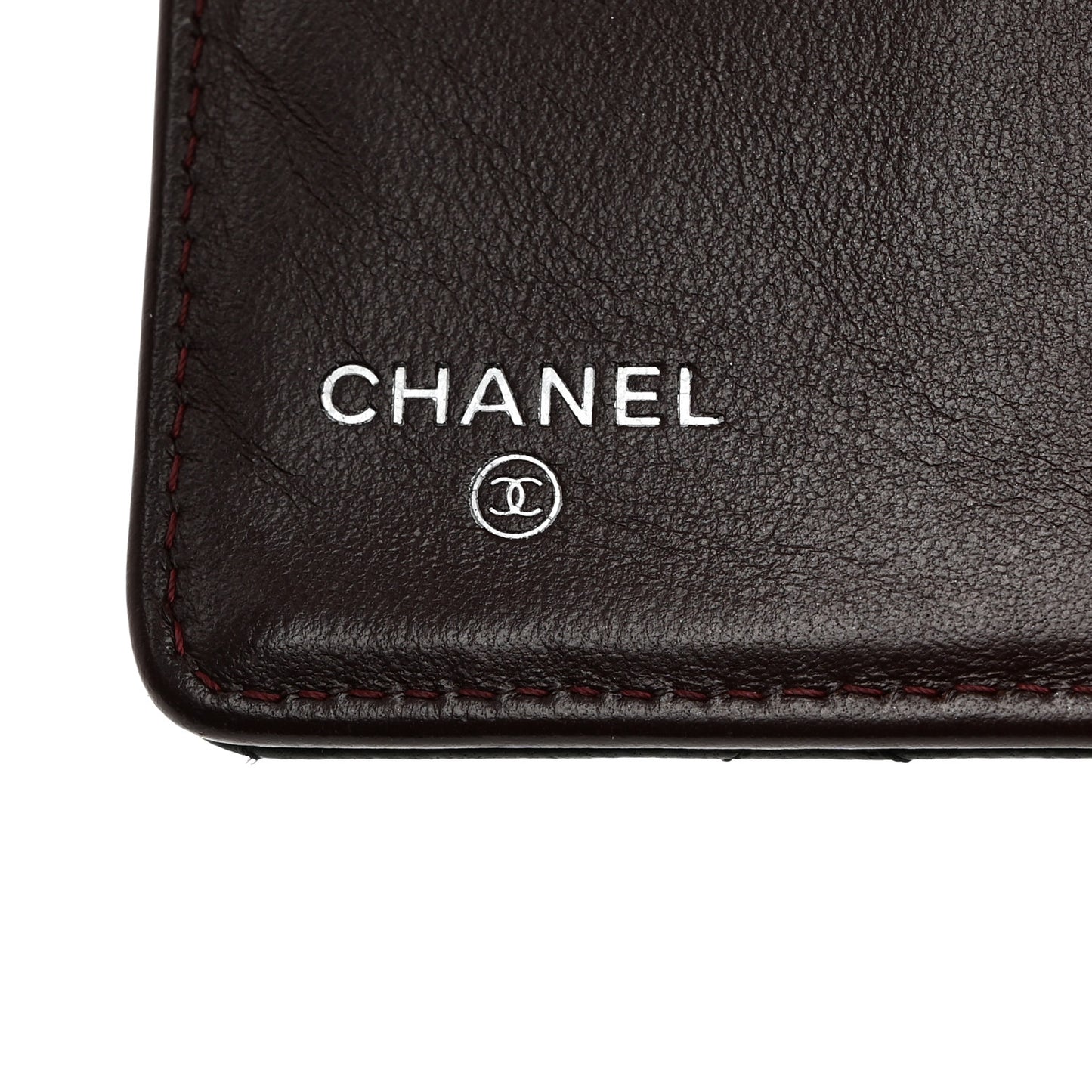 Lambskin Quilted Yen Wallet Black