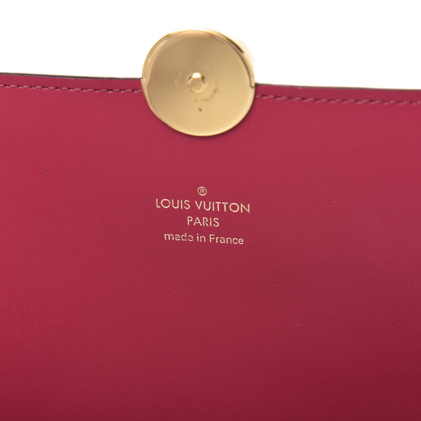 Monogram Flore Chain Wallet Fuchsia
