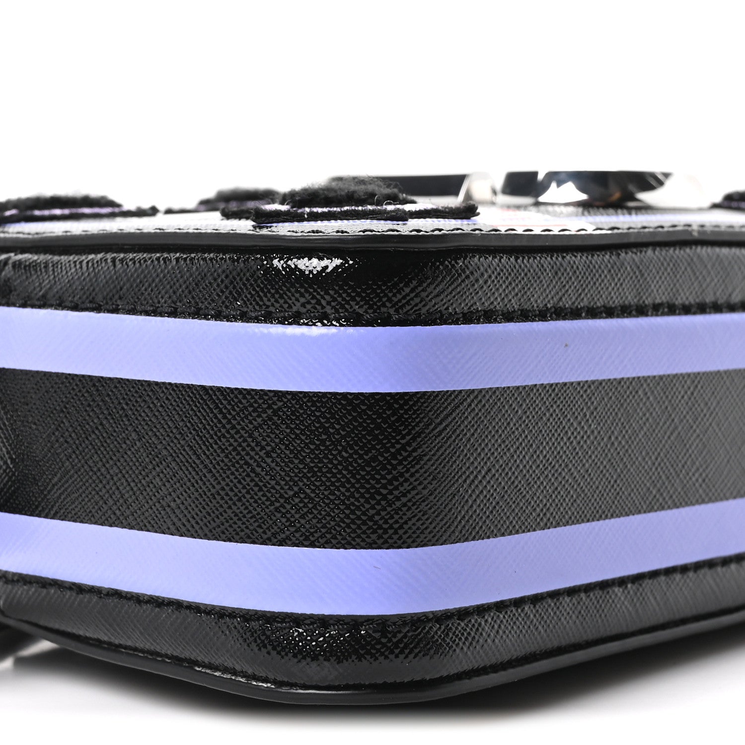 Marc Jacobs X Anna Sui Saffiano Small Snapshot Camera Bag  Black Multicolor 8 of 9