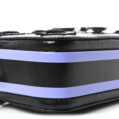 Marc Jacobs X Anna Sui Saffiano Small Snapshot Camera Bag  Black Multicolor 8 of 9