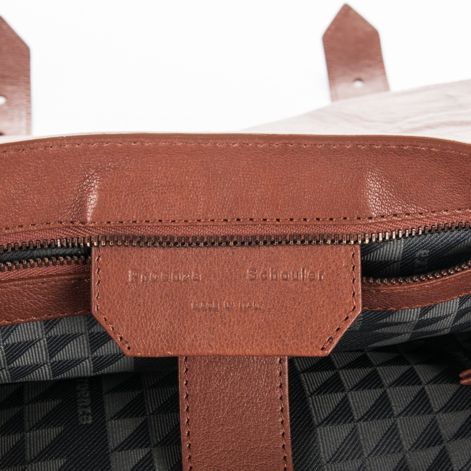 Proenza Schouler Lambskin Medium PS1 Satchel Saddle 6 of 8