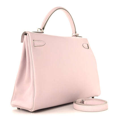 Hermes Swift Kelly Retourne 32 Glycine 3 of 12