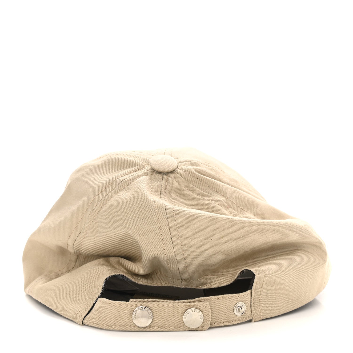 Burberry Cotton Logo Baseball Cap Beige 6 of 8