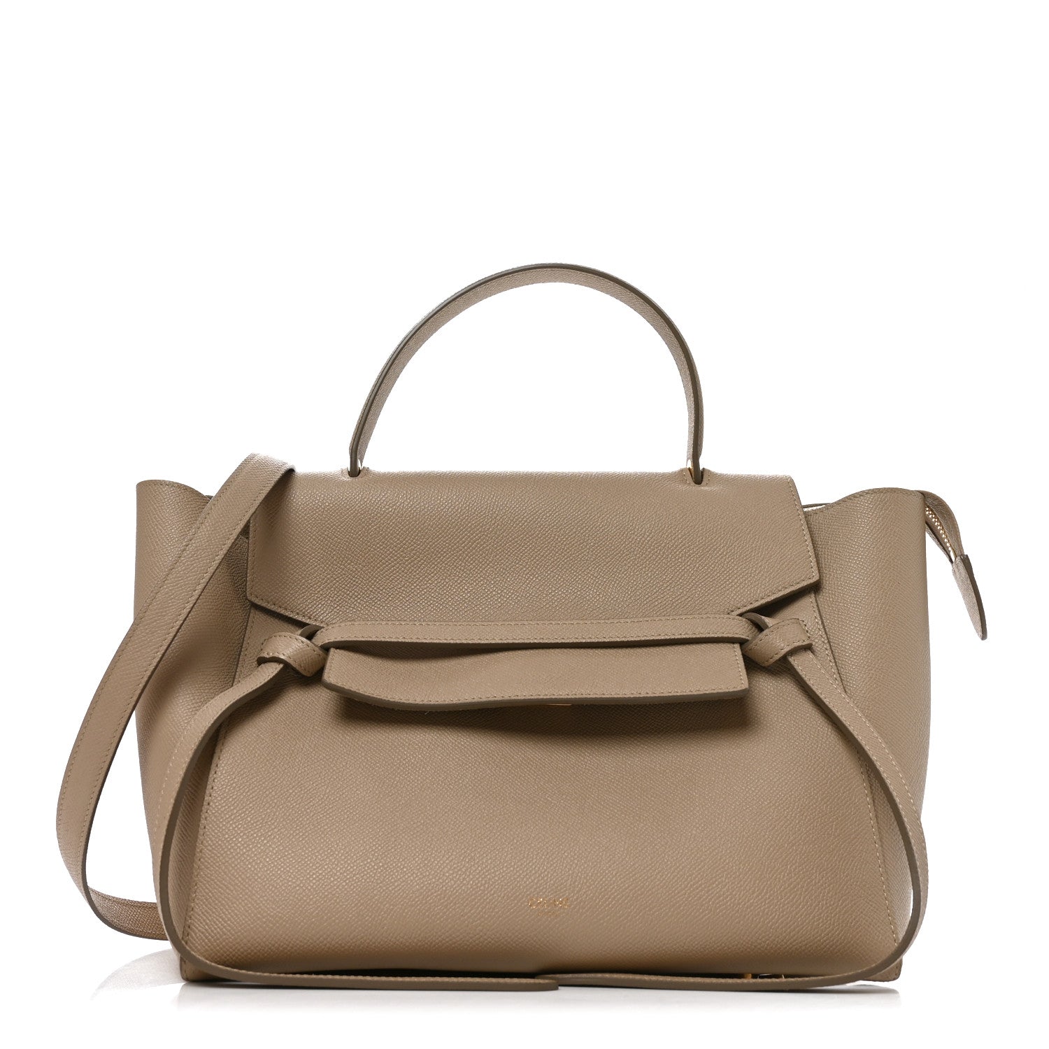 Celine Grained Calfskin Nano Belt Bag Light Taupe 2 of 17