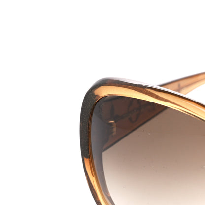 Louis Vuitton Acetate Obsession GM Sunglasses Z0460W Brown Glitter 7 of 8