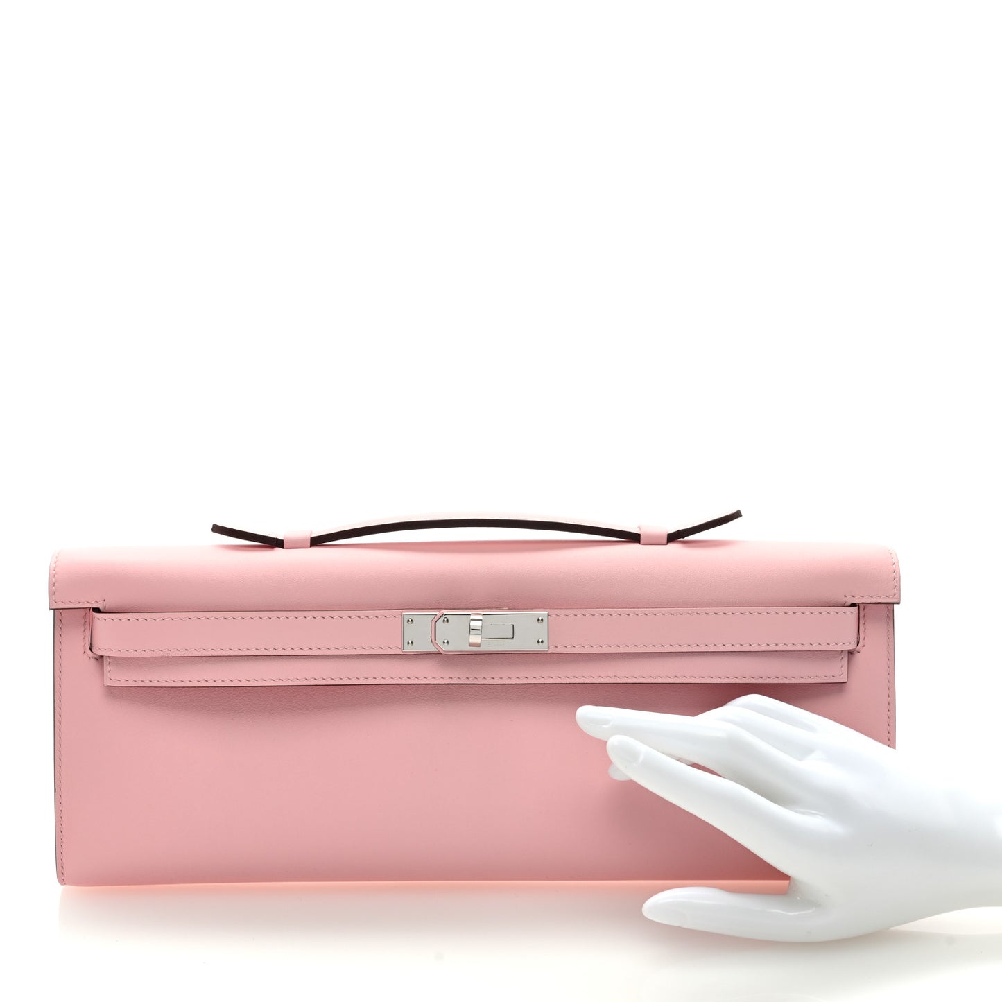 Swift Kelly Cut Clutch Pochette Rose Sakura