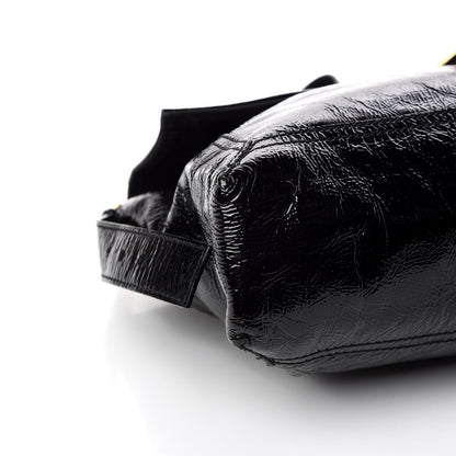 Fendi Vitello Naplak Large Convertible Baguette Black 5 of 10