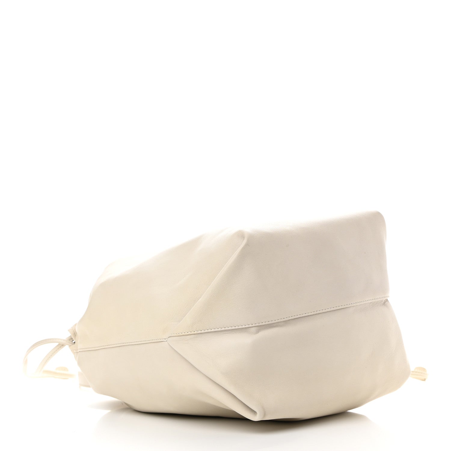Saint Laurent Lambskin Teddy Drawstring Bag Crema Soft 5 of 13