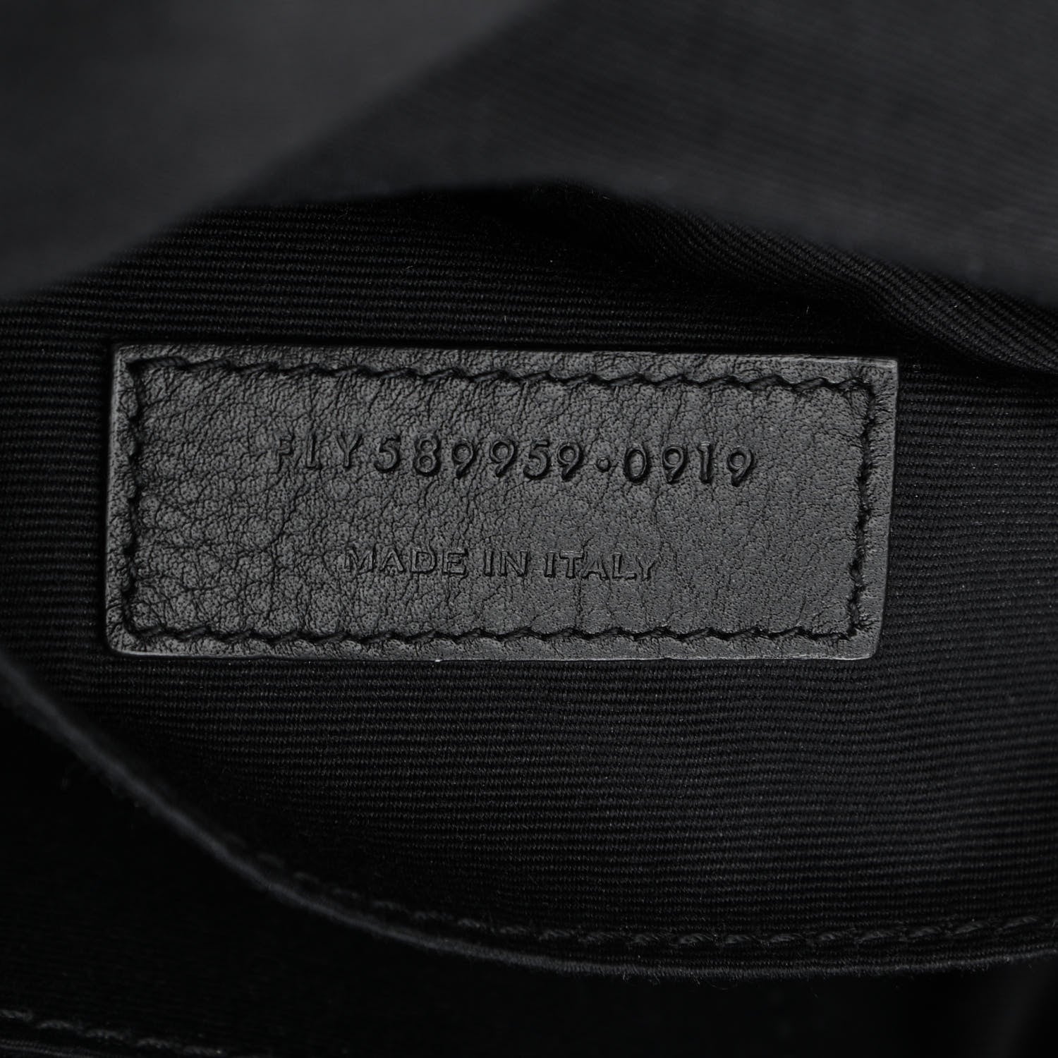 Saint Laurent Grain De Poudre Monogram Belt Bag Black 7 of 15