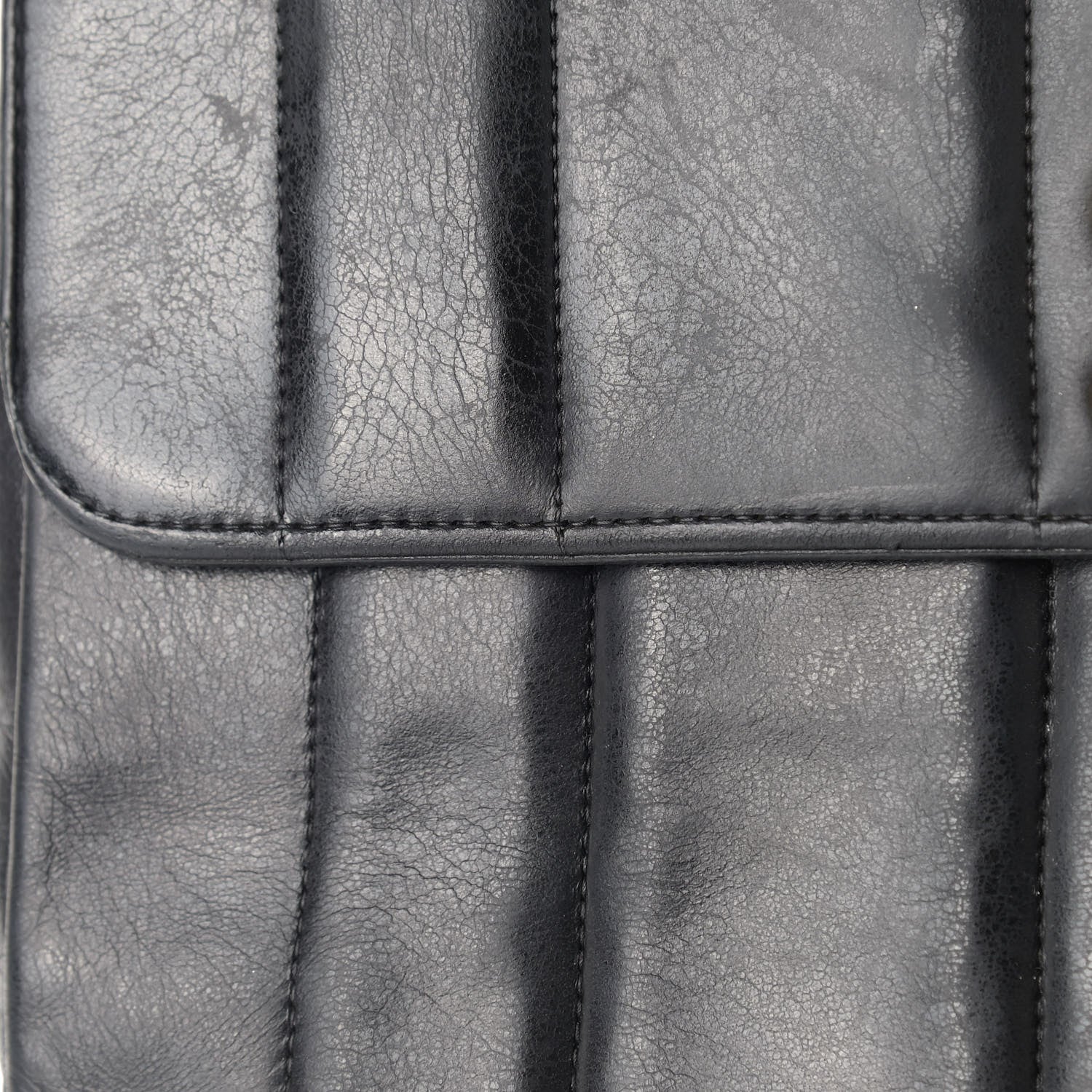 Chanel Lambskin Vertical Quilted Medium Single Flap Black 12 of 16