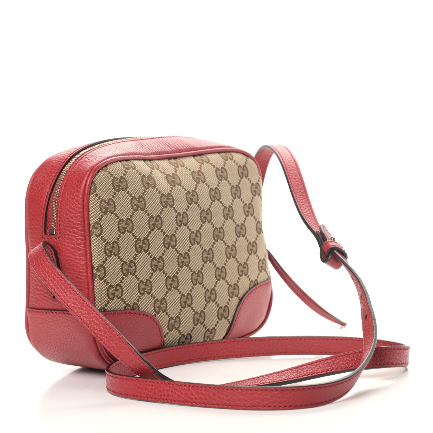 Gucci Monogram Mini Bree Messenger Bag Red 3 of 10