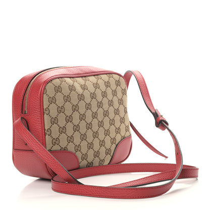 Gucci Monogram Mini Bree Messenger Bag Red 3 of 10