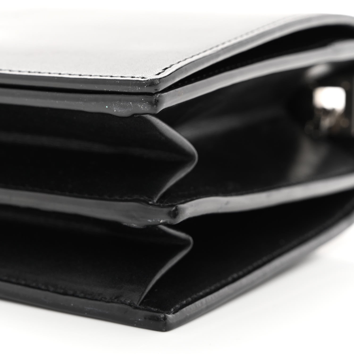 Saint Laurent Calfskin Metropolis Chain Shoulder Bag Black 11 of 12