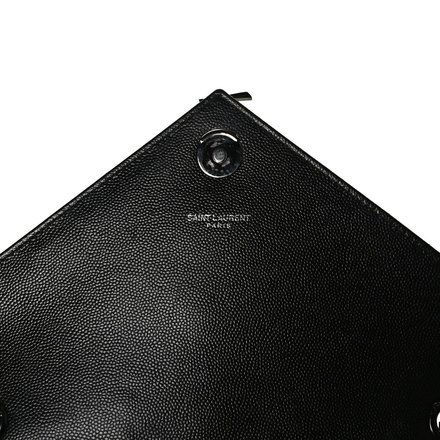 Grain De Poudre Textured Mixed Matelasse Triquilt Medium Monogram Satchel Black