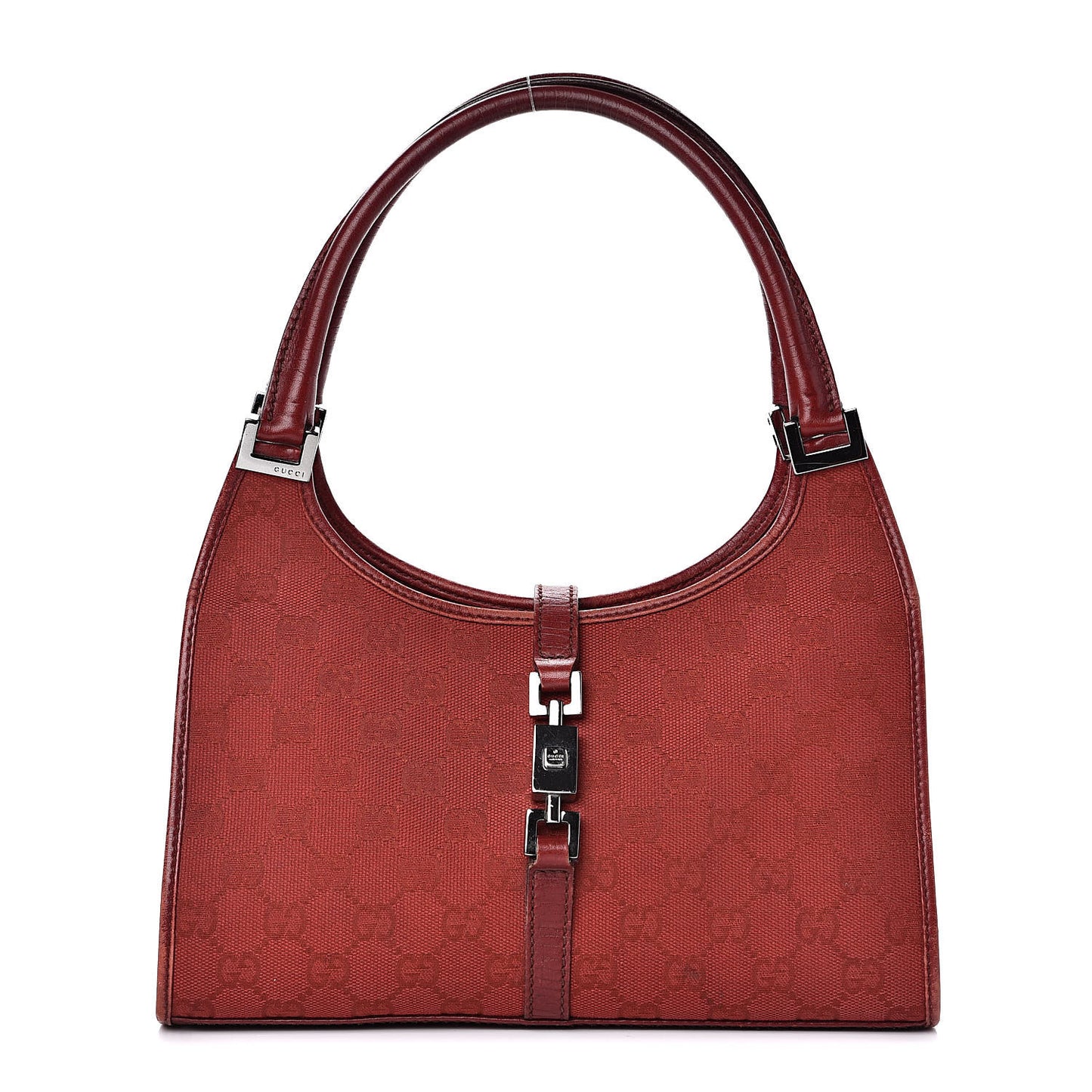 Monogram Small Bardot Bag Red
