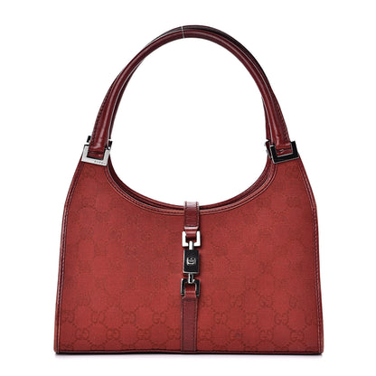 Gucci Monogram Small Bardot Bag Red 1 of 16