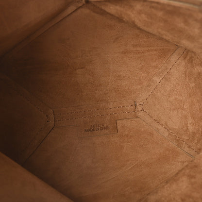 Loewe Shiny Calfskin Mini Puzzle Fold Tote Eucalyptus 5 of 10