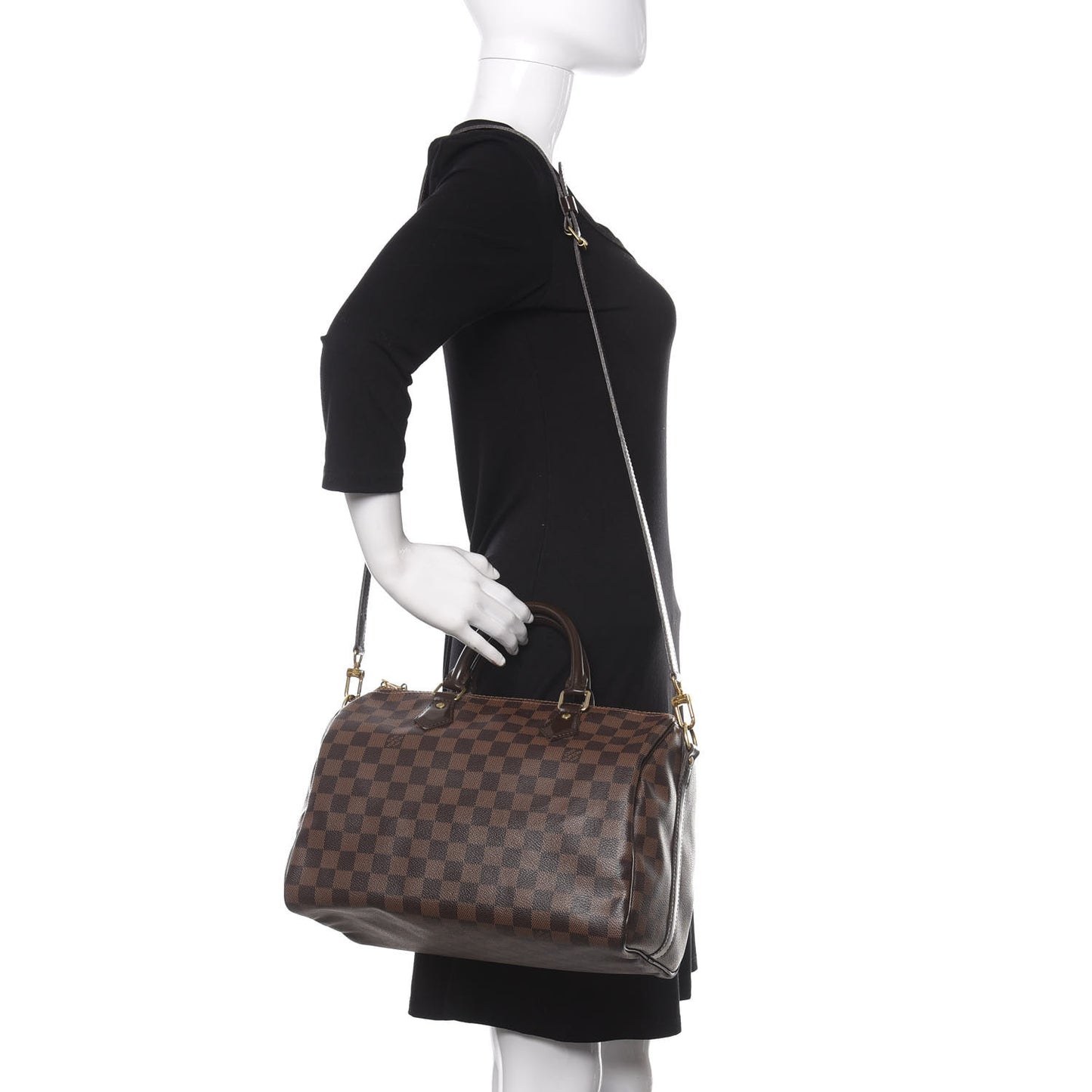 Damier Ebene Speedy Bandouliere 30