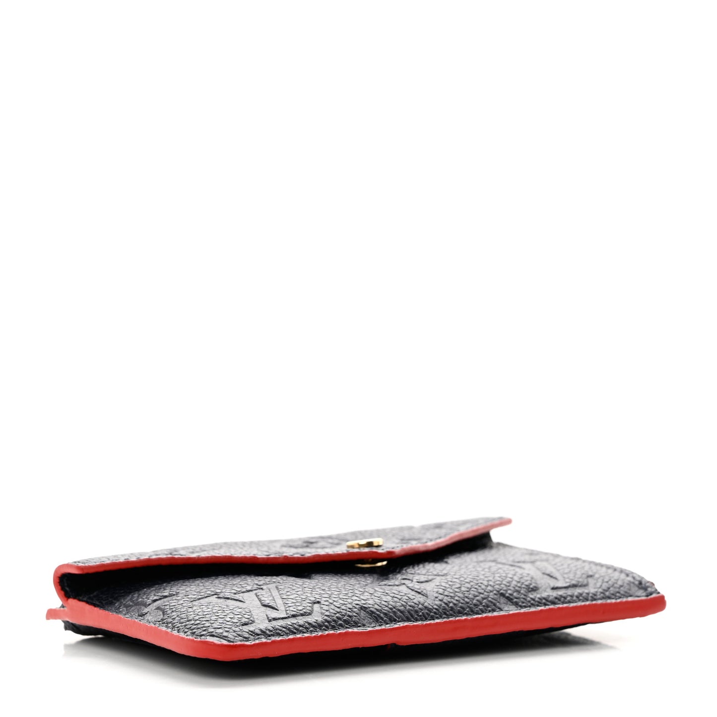 Empreinte Recto Verso Card Holder Marine Rouge