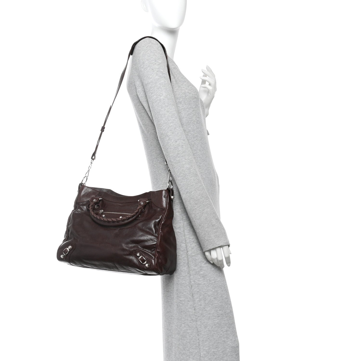 Balenciaga Agneau Giant 12 Silver Hardware Velo Cigare Fonce 2 of 11