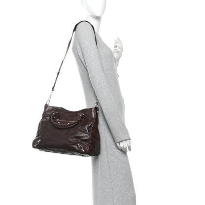 Balenciaga Agneau Giant 12 Silver Hardware Velo Cigare Fonce 2 of 11