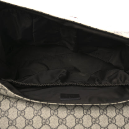 Gucci GG Plus Monogram Messenger Diaper Bag Dark Brown 5 of 11