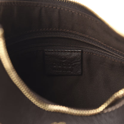 Gucci Monogram Medium D Gold Ring Hobo Dark Brown 8 of 10