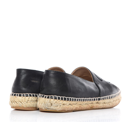 Chanel Lambskin CC Espadrilles 37 Black 4 of 15