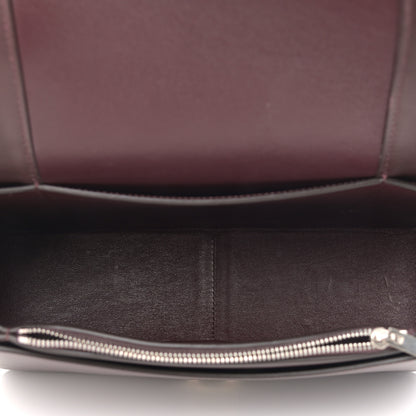 Celine Shiny Smooth Calfskin Medium Frame Shoulder Bag Burgundy Pearl Blue 4 of 11