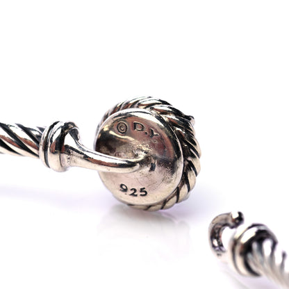 David Yurman Sterling Silver Black Orchid 3mm Chatelaine Bracelet 5 of 6