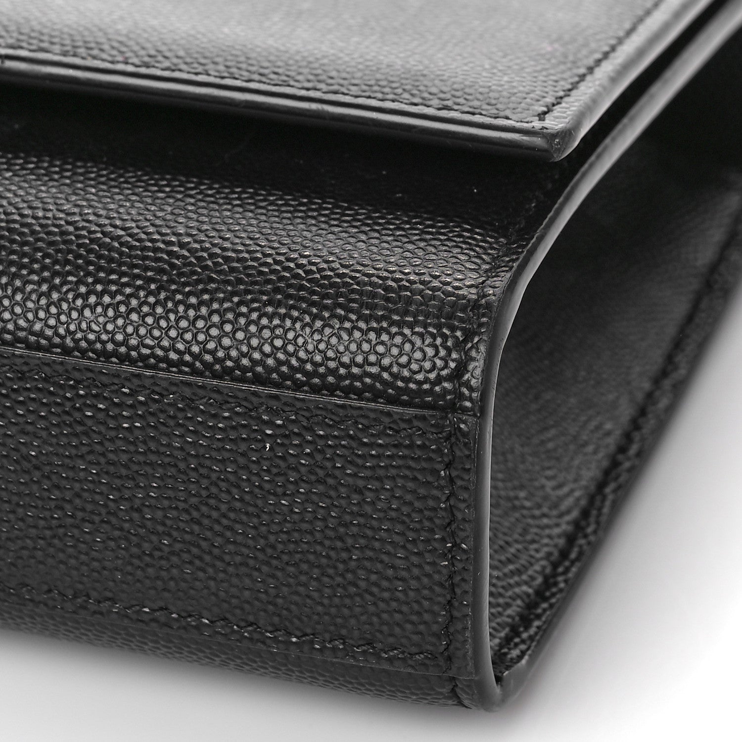 Saint Laurent Grain De Poudre Small Monogram Kate Satchel Black 7 of 7