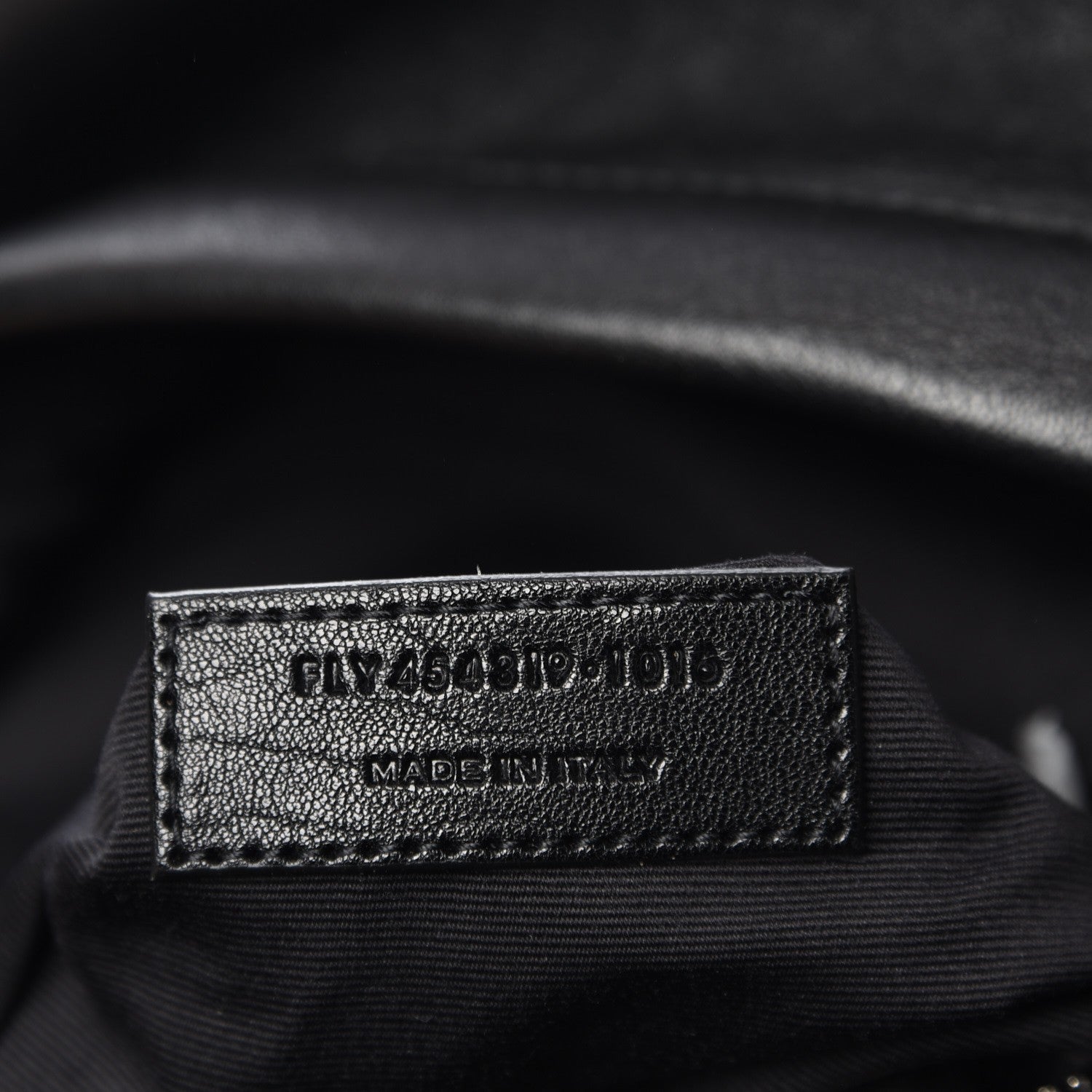 Saint Laurent Sheepskin Love Appliqué Mini City Backpack Black 7 of 7