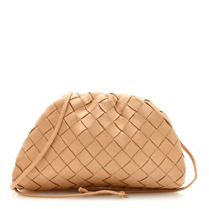 Bottega Veneta Nappa Intrecciato The Mini Pouch Almond 1 of 7