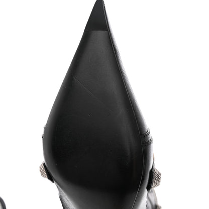 Balenciaga Agneau Arena Cagole 70mm Ankle Boots 38.5 Black 9 of 10