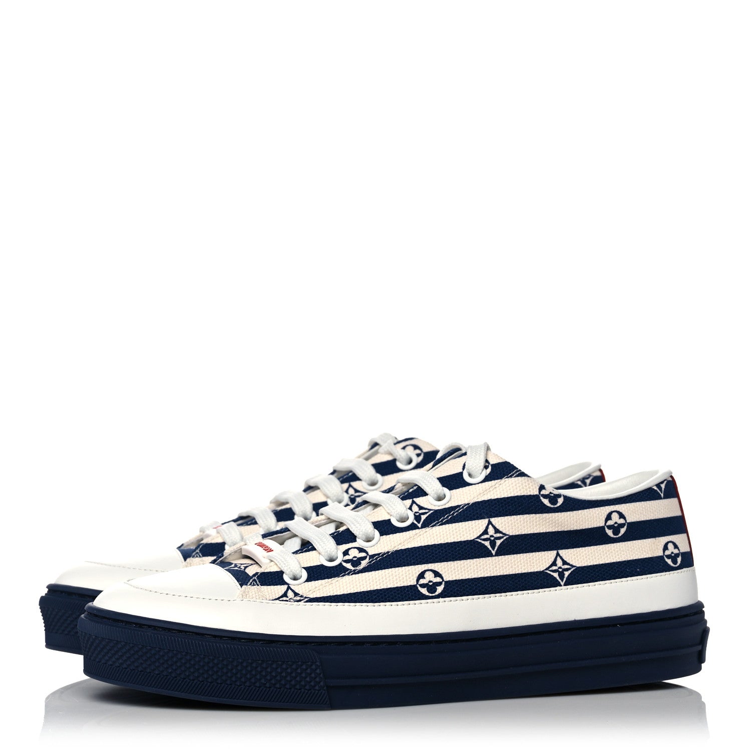 Louis Vuitton Canvas Escale Stellar Sneakers 37.5 Blue 3 of 7