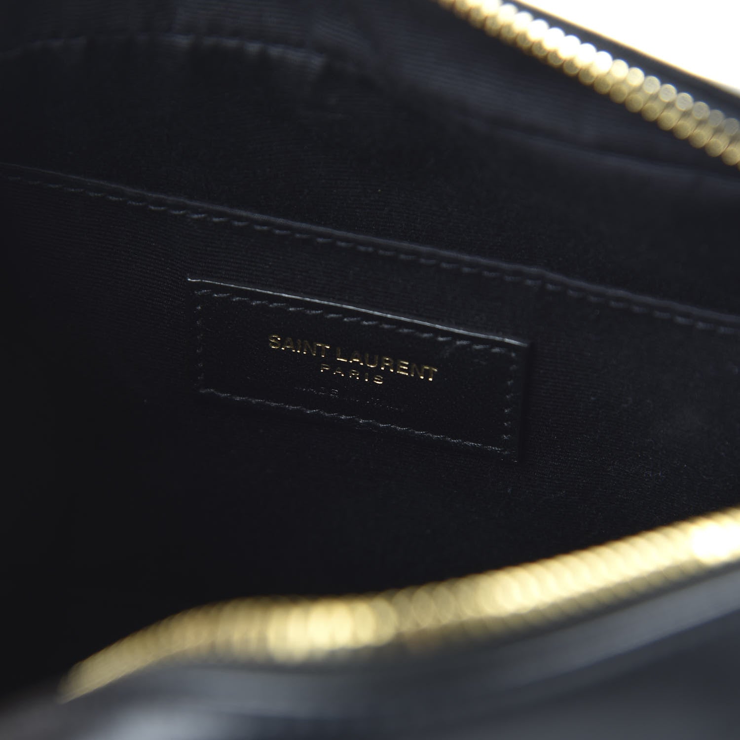 Saint Laurent Calfskin Matelasse Monogram Lou Camera Bag Black 8 of 9