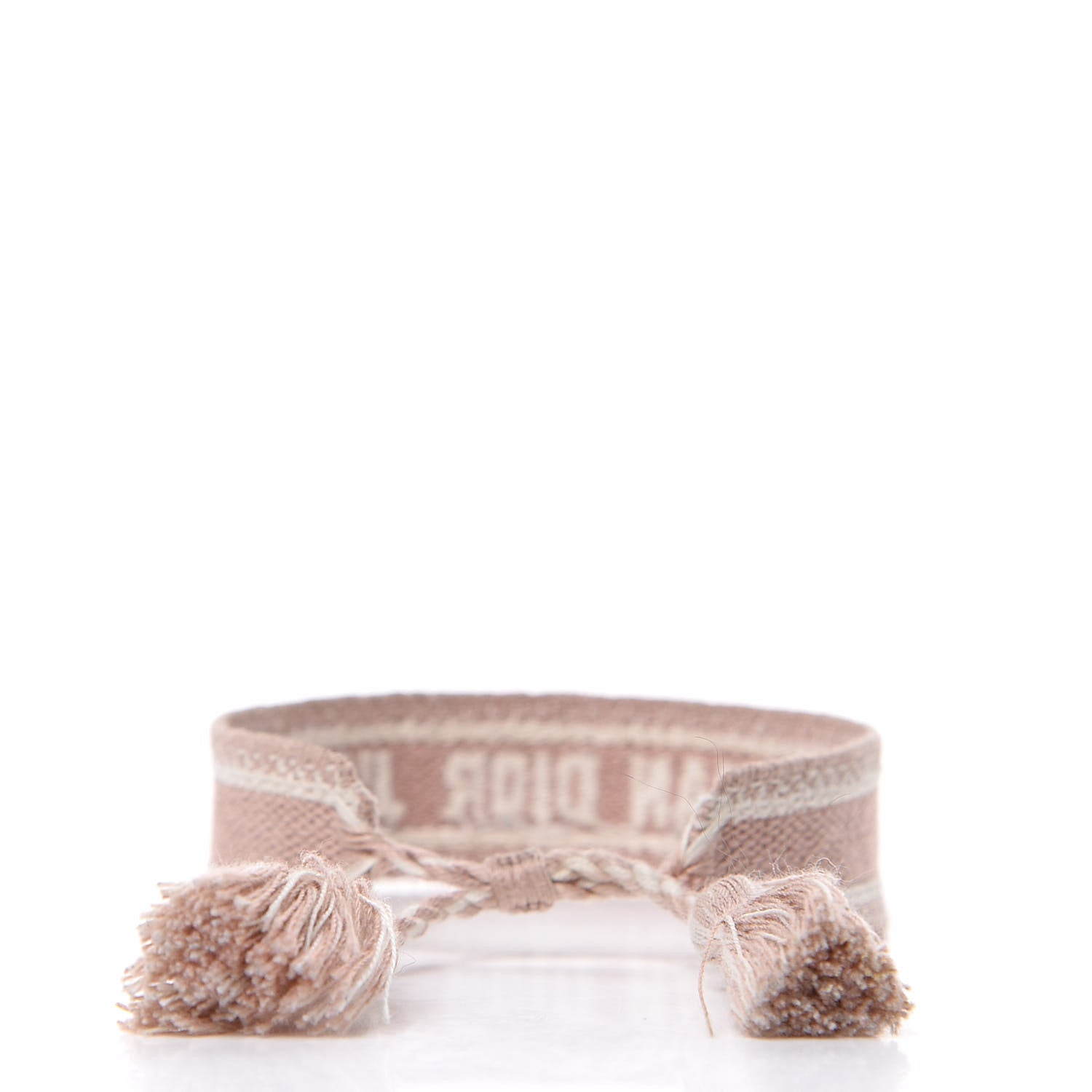 Christian Dior Woven Cotton J'Adior Friendship Bracelet Nude 3 of 5