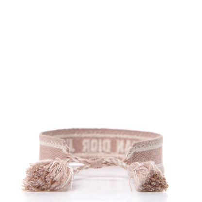 Christian Dior Woven Cotton J'Adior Friendship Bracelet Nude 3 of 5