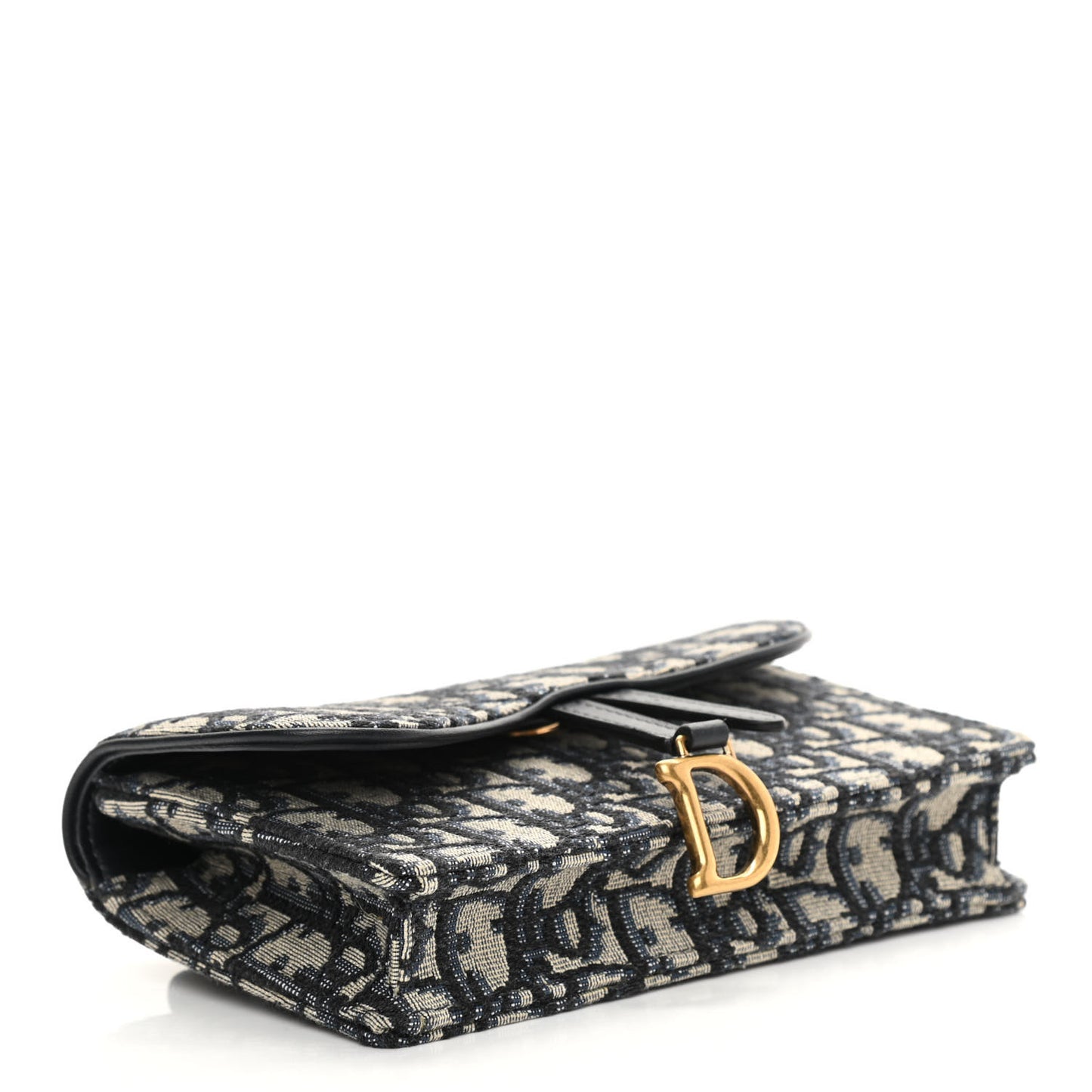 Oblique Saddle Belt Bag Blue