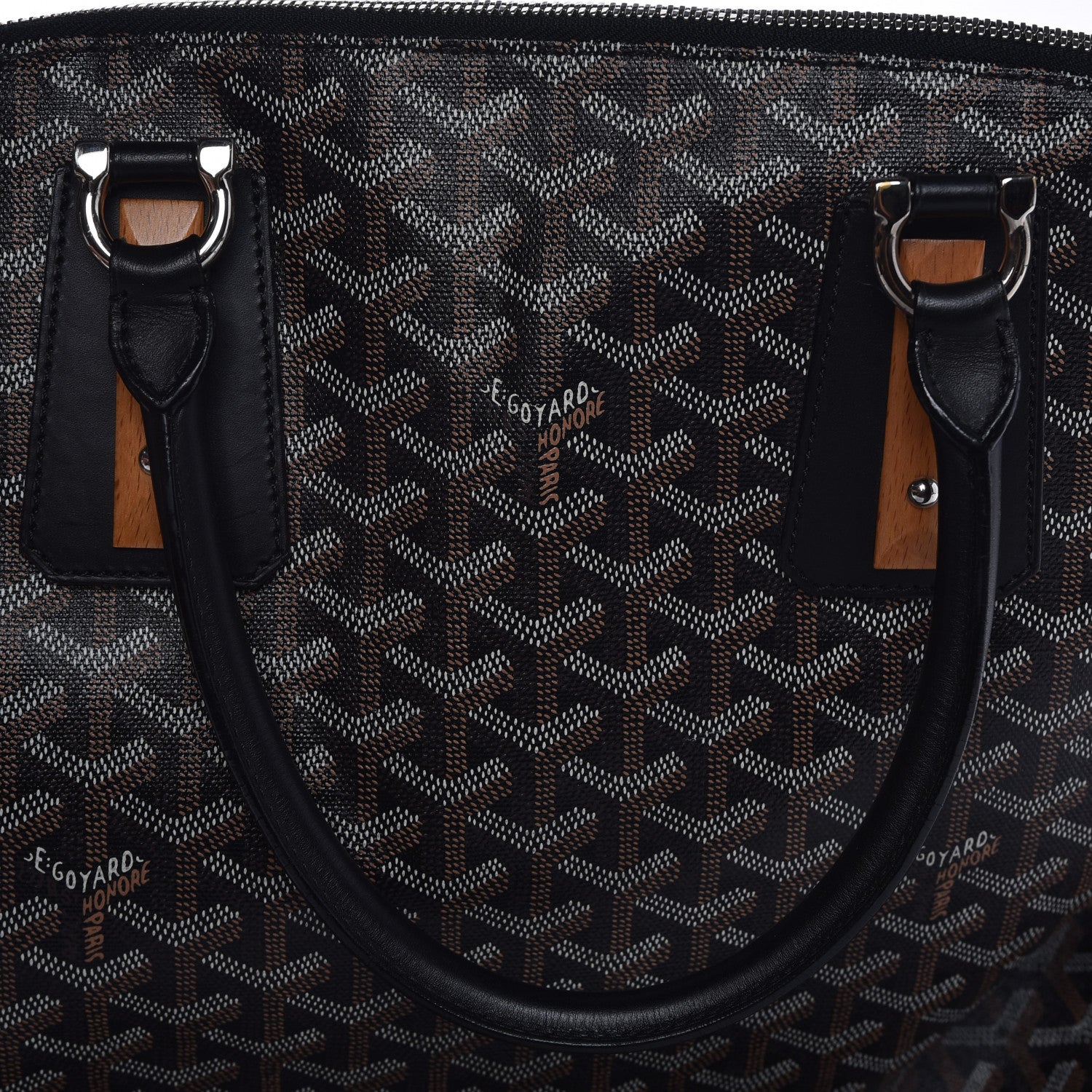 Goyard Goyardine Sac Vendome GM Black 10 of 16