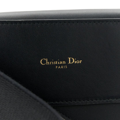 Christian Dior Matte Supple Calfskin Saddle Belt With Pouch L Black 5 of 8