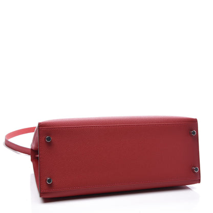 Hermes Epsom Kelly Sellier 28 Rouge Casaque 4 of 16