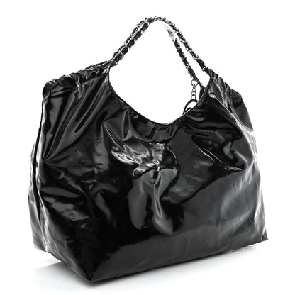 Chanel Vinyl XL Coco Cabas Black 3 of 14