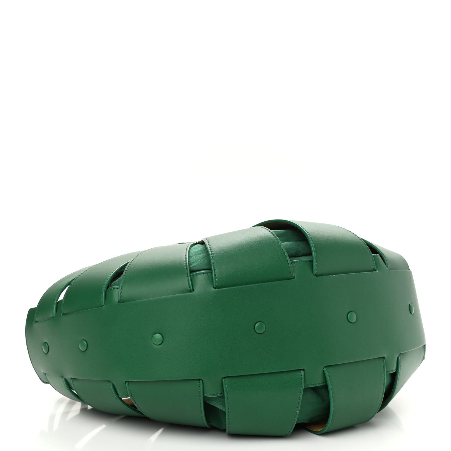 Bottega Veneta French Calfskin Shell Bag Racing Green 4 of 10