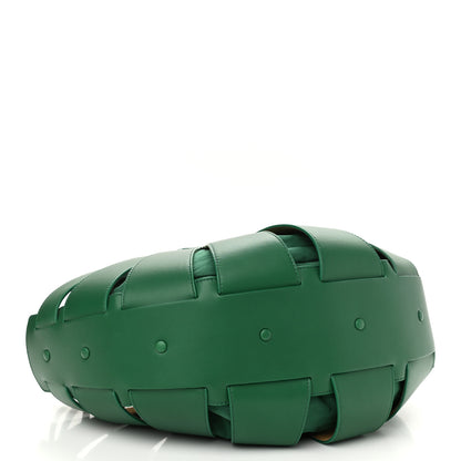 Bottega Veneta French Calfskin Shell Bag Racing Green 4 of 10