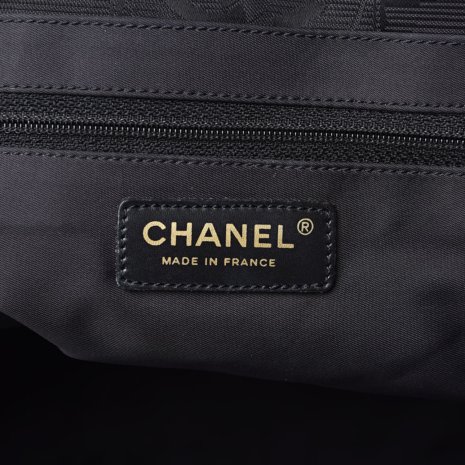 Chanel Nylon Large Travel Tote Black 6 of 12
