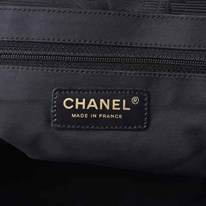 Chanel Nylon Large Travel Tote Black 6 of 12